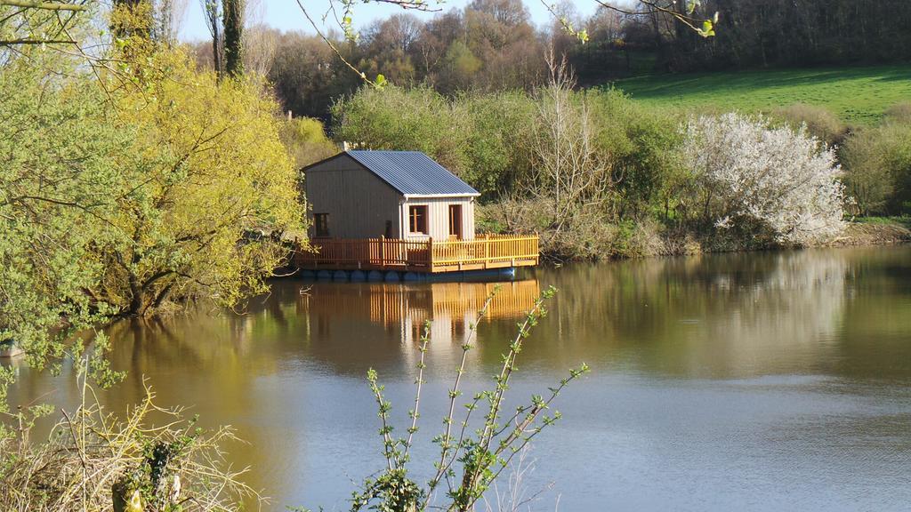 Cabanes Flottantes Et Gites Au Fil De L'Eau Colleville Zewnętrze zdjęcie