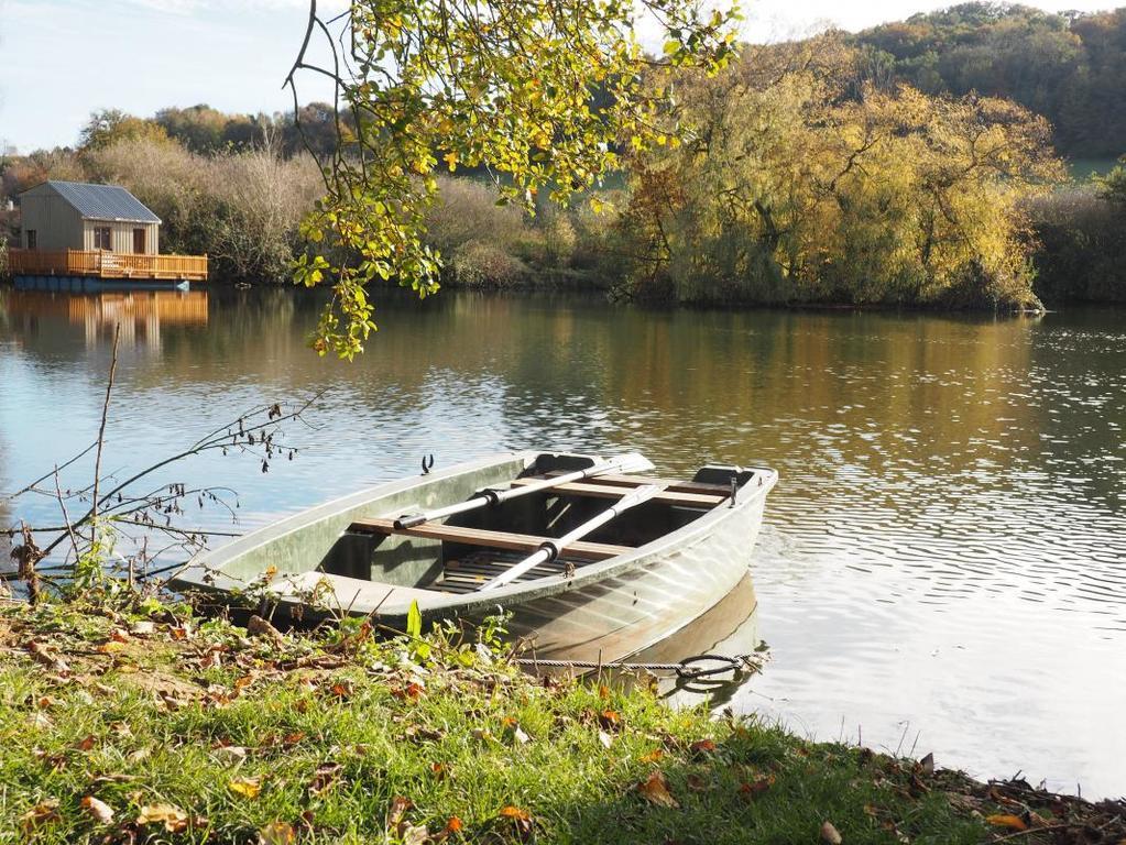 Cabanes Flottantes Et Gites Au Fil De L'Eau Colleville Zewnętrze zdjęcie